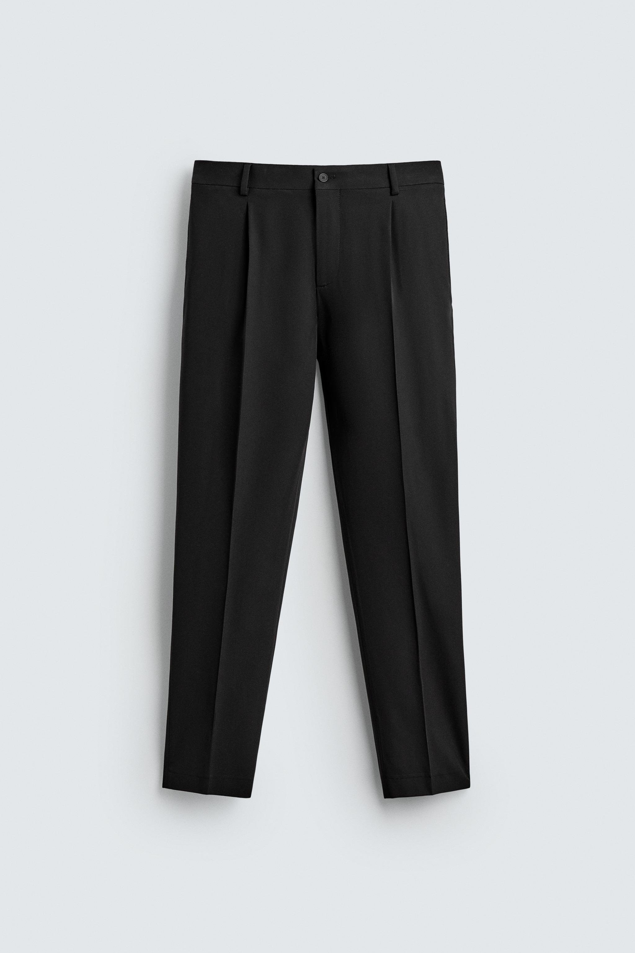 COMFORT PLEATED SUIT PANTS
